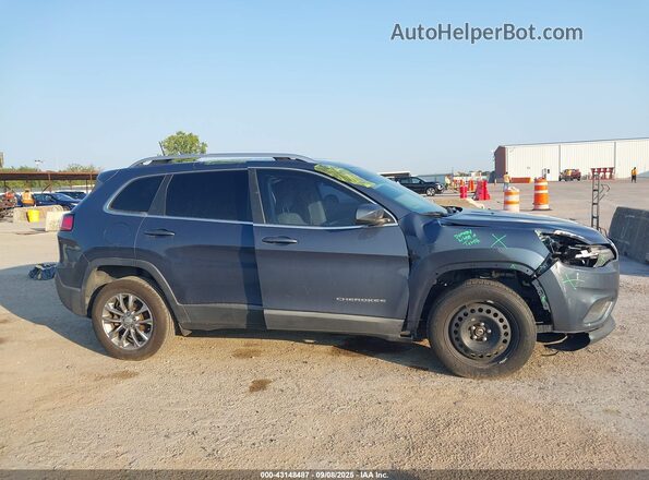 1C4PJLLB6MD145598 2021 JEEP CHEROKEE Синий Вид задней части салона
