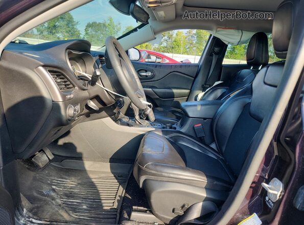 1C4PJLLB6MD214970 2021 JEEP CHEROKEE Purple Widok wnętrza z przodu