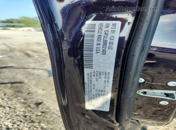 1C4PJLLB6MD214970 2021 JEEP CHEROKEE Purple Widok naklejki z numerem VIN