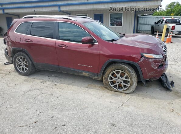 1C4PJLLBXJD616194 2018 JEEP CHEROKEE Maroon 