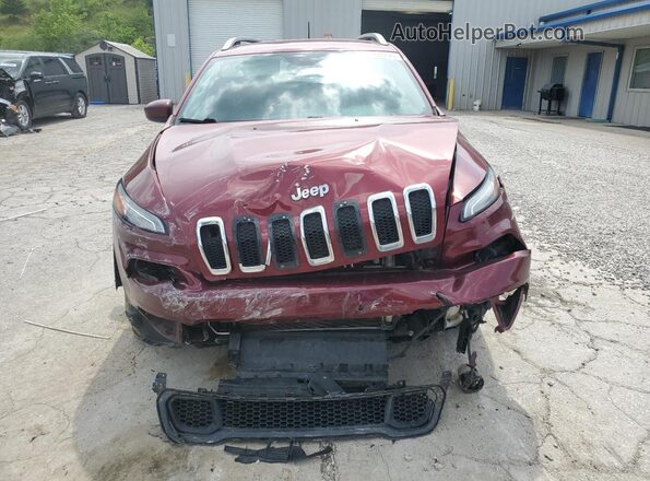 1C4PJLLBXJD616194 2018 JEEP CHEROKEE Maroon 