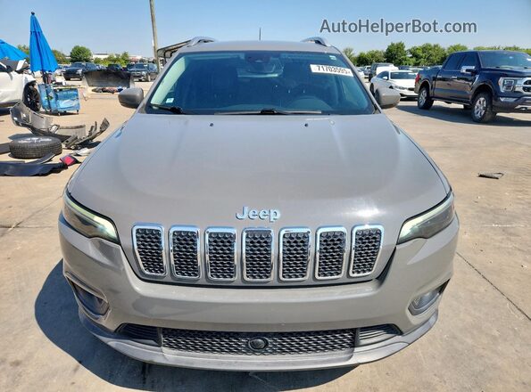 1C4PJLMX4MD141107 2021 JEEP CHEROKEE Серый Вид спереди