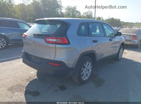 1C4PJMAB3HD220918 2017 JEEP CHEROKEE Gray Trasero derecho