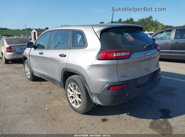 1C4PJMAB3HD220918 2017 JEEP CHEROKEE Gray Trasero izquierdo