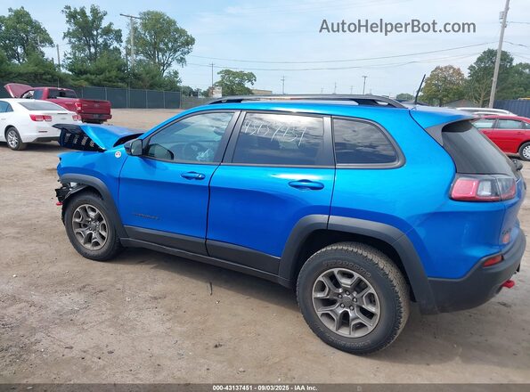 1C4PJMBX2ND522285 2022 JEEP CHEROKEE Синий Панорамный вид салона 360°