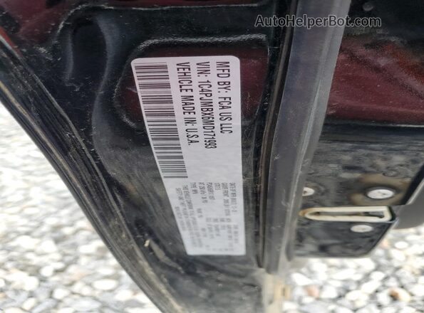 1C4PJMBX6MD171993 2021 JEEP CHEROKEE Black 360 interior view