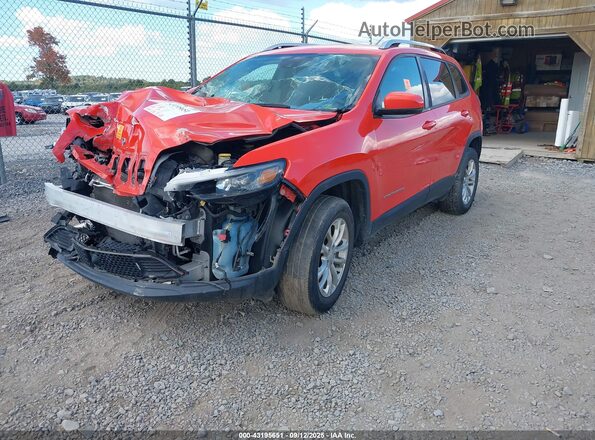 1C4PJMCB3MD148965 2021 JEEP CHEROKEE Orange Առջևի ձախ երեք քառորդ տեսարան