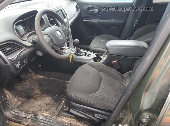 1C4PJMCB4LD522529 2020 JEEP CHEROKEE Green Widok wnętrza z przodu