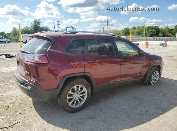 1C4PJMCB4LD654660 2020 JEEP CHEROKEE Burgundy უკანა მარჯვენა