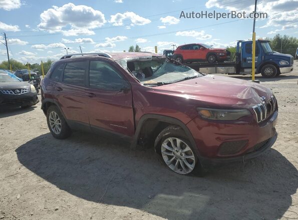 1C4PJMCB4LD654660 2020 JEEP CHEROKEE Burgundy წინა მარჯვენა