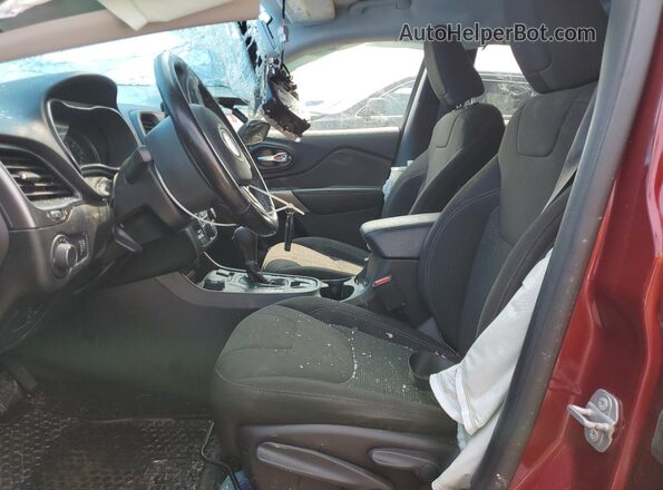 1C4PJMCB4LD654660 2020 JEEP CHEROKEE Burgundy წინა სალონის ხედი