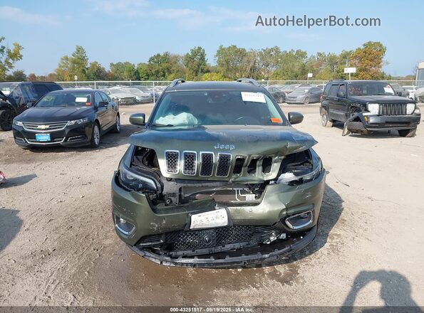 1C4PJMDN2MD162266 2021 JEEP CHEROKEE Green Вид щитка приладів