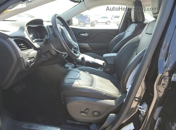 1C4PJMDN4MD163046 2021 JEEP CHEROKEE Black Widok wnętrza z przodu