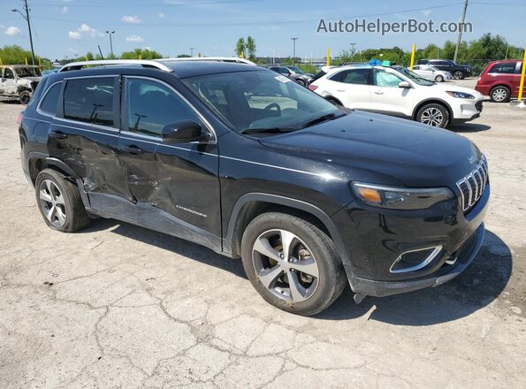 1C4PJMDN4MD163046 2021 JEEP CHEROKEE Black Przód prawy