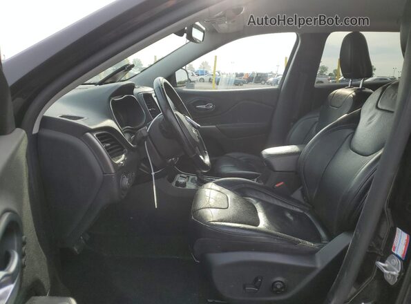 1C4PJMDX0LD586593 2020 JEEP CHEROKEE Black წინა სალონის ხედი