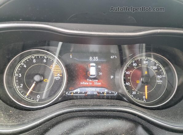 1C4PJMDX0LD586593 2020 JEEP CHEROKEE Black ხელსაწყოთა პანელის ხედი