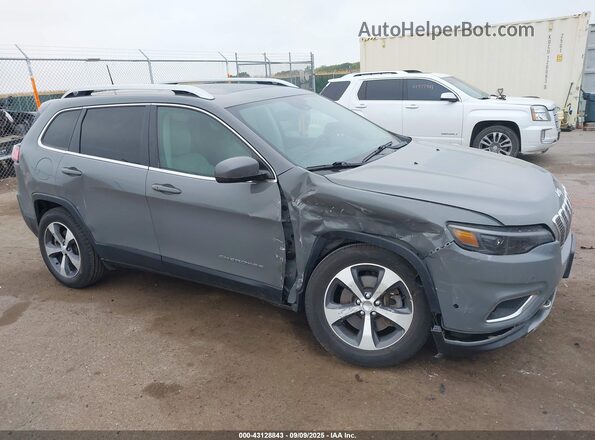 1C4PJMDX1MD201382 2021 JEEP CHEROKEE Gray წინა ხედი