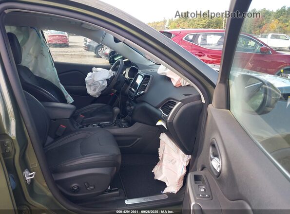 1C4PJMDX2MD229403 2021 JEEP CHEROKEE Green Widok wnętrza z przodu