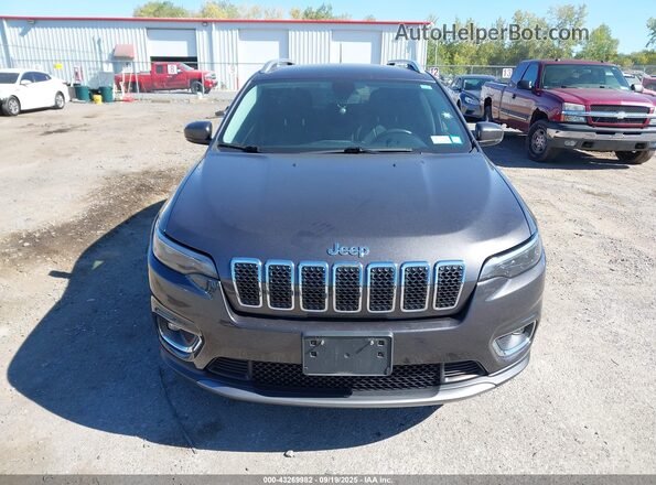1C4PJMDX7LD583304 2020 JEEP CHEROKEE Gray ხელსაწყოთა პანელის ხედი