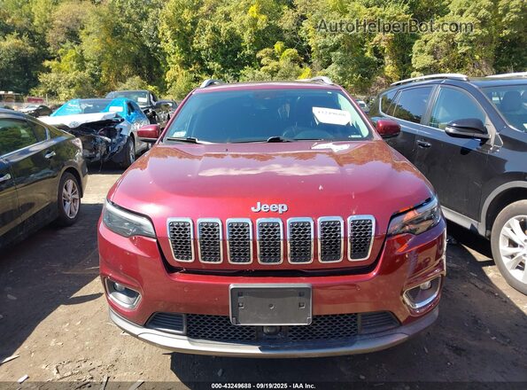 1C4PJMDX7MD177461 2021 JEEP CHEROKEE Красный Вид щитка приборов