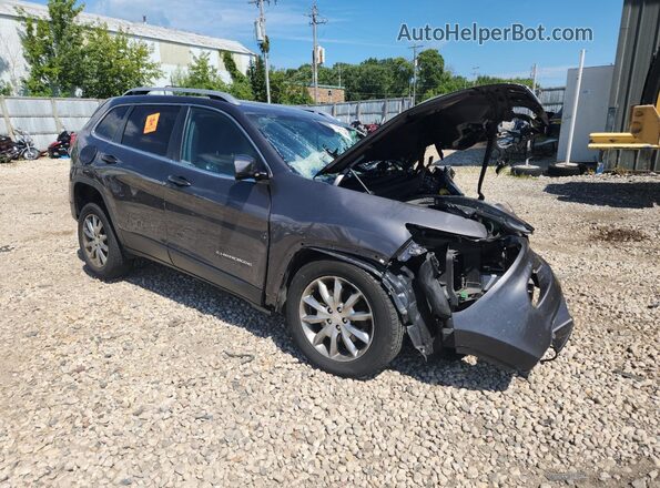 1C4PJMDX9JD572706 2018 JEEP CHEROKEE Gray 