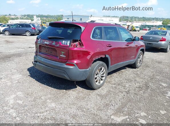 1C4PJMLB4LD526029 2020 JEEP CHEROKEE Burgundy Հետևի աջ
