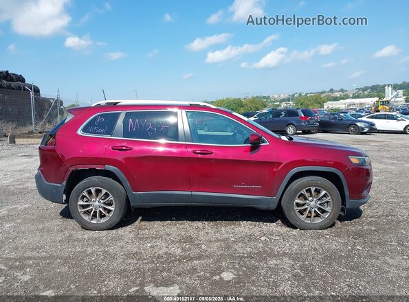1C4PJMLB4LD526029 2020 JEEP CHEROKEE Burgundy Սալոնի հետևի տեսք