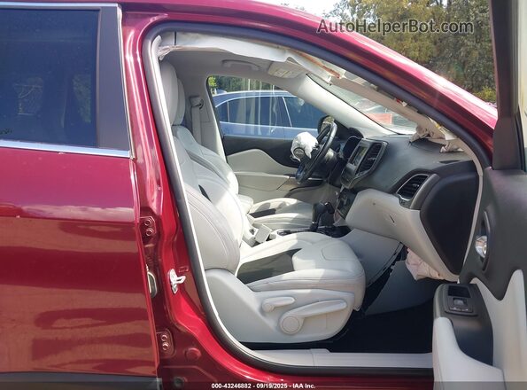 1C4PJMLB9LD506018 2020 JEEP CHEROKEE Burgundy Widok wnętrza z przodu