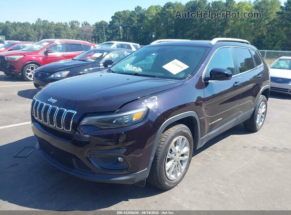 1C4PJMMN2MD172229 2021 JEEP CHEROKEE Purple Front left