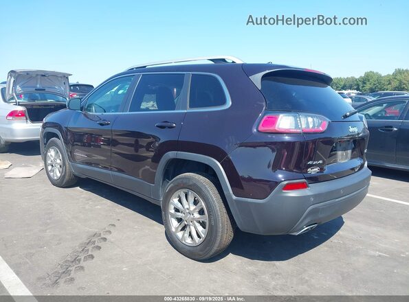 1C4PJMMN2MD172229 2021 JEEP CHEROKEE Purple Rear left