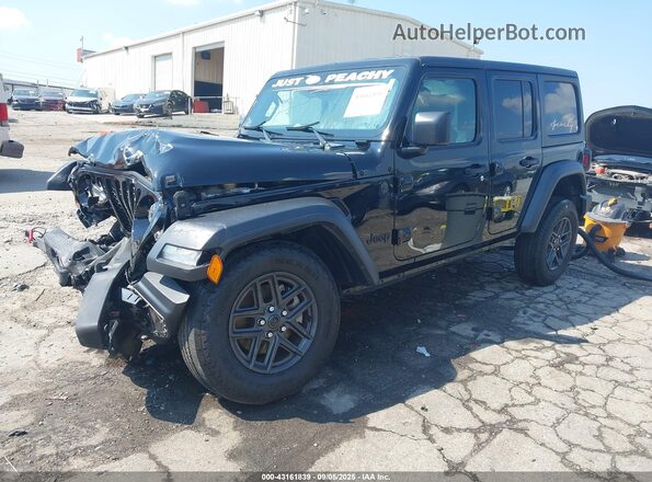 1C4PJXDNXRW125947 2024 JEEP WRANGLER Черный Передняя левая четверть