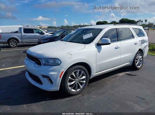 1C4RDHAG0NC130596 2022 DODGE DURANGO Белый Передняя левая четверть