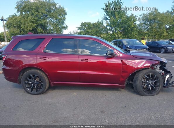 1C4RDJDG1LC142594 2020 DODGE DURANGO Maroon Rear interior view