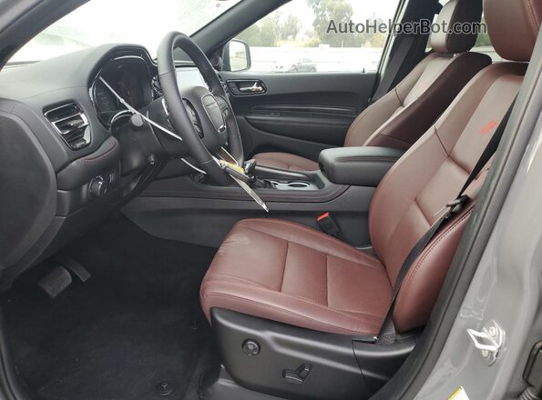 1C4RDJDG3SC516105 2025 DODGE DURANGO Gray წინა სალონის ხედი