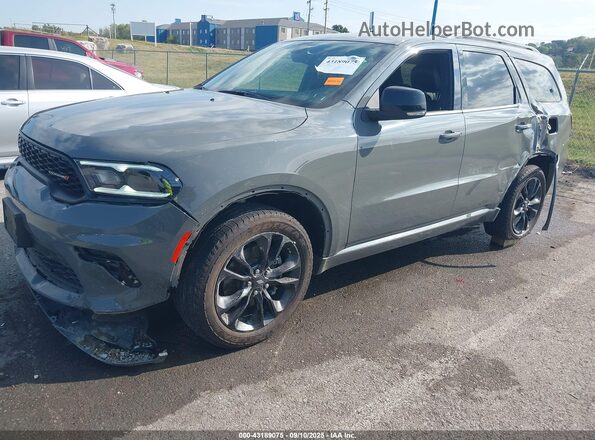 1C4RDJDG5MC763404 2021 DODGE DURANGO Gray Դիմացի տեսք