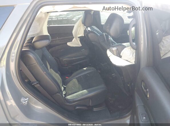 1C4RDJDGXMC697691 2021 DODGE DURANGO Gray Vista de la etiqueta del VIN