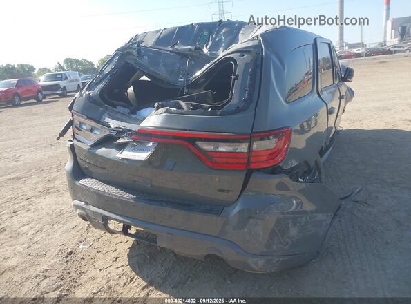 1C4RDJDGXMC697691 2021 DODGE DURANGO Gray Trasero derecho