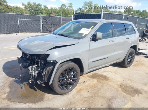 1C4RJEAGXNC128331 2022 JEEP GRAND CHEROKEE WK Gray Vista tres cuartos delantera izquierda