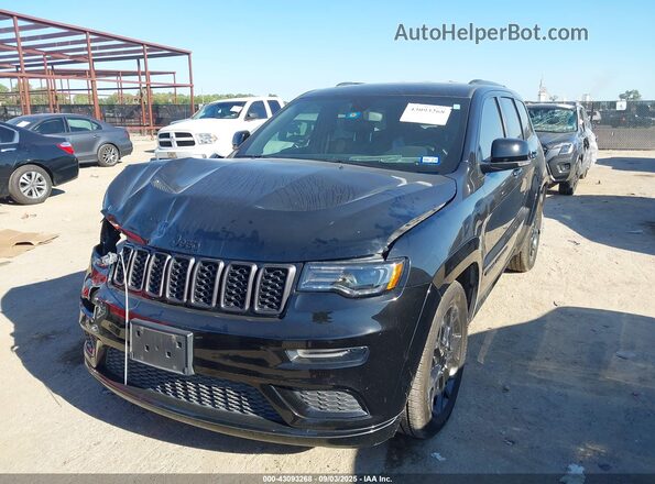 1C4RJEBG3MC681142 2021 JEEP GRAND CHEROKEE Black წინა მარცხენა ხედი სამი მეოთხედიდან