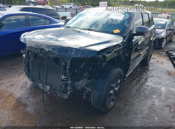 1C4RJEBG3MC738116 2021 JEEP GRAND CHEROKEE Black Առջևի ձախ երեք քառորդ տեսարան
