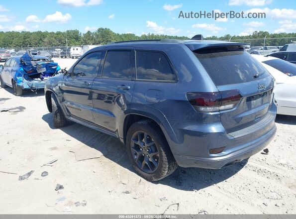 1C4RJEBG7KC816717 2019 JEEP GRAND CHEROKEE Синий Задняя левая четверть