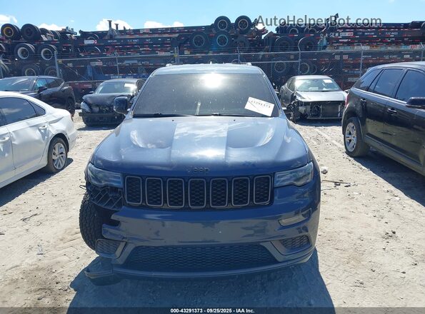 1C4RJEBG7KC816717 2019 JEEP GRAND CHEROKEE Синий Вид панели приборов