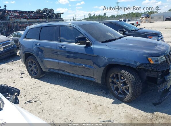 1C4RJEBG7KC816717 2019 JEEP GRAND CHEROKEE Синий Вид щитка приборов