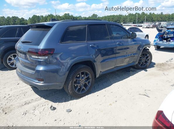 1C4RJEBG7KC816717 2019 JEEP GRAND CHEROKEE Синий Задняя правая четверть