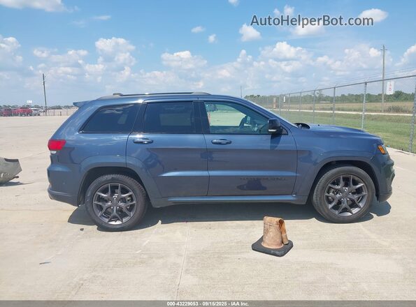 1C4RJEBG7LC392263 2020 JEEP GRAND CHEROKEE Blue Rear interior view
