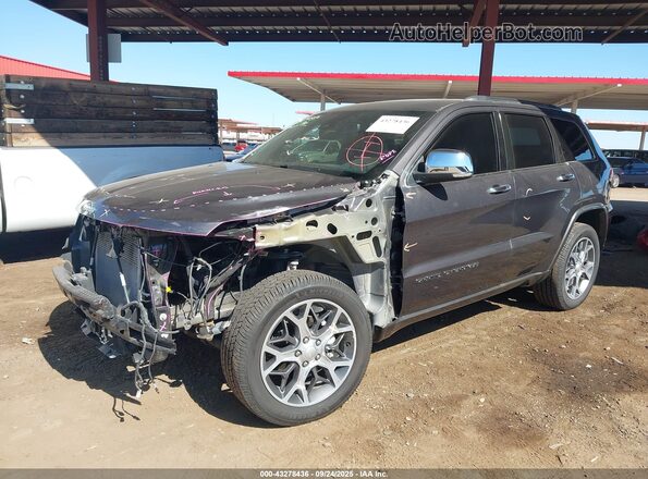 1C4RJECGXLC128839 2020 JEEP GRAND CHEROKEE Gray Передня ліва чверть