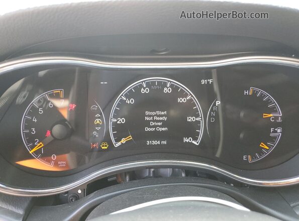 1C4RJFAG3MC516618 2021 JEEP GRAND Gray Instrument cluster view