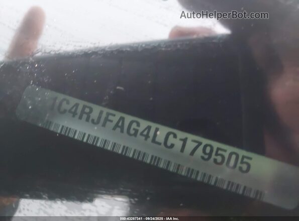 1C4RJFAG4LC179505 2020 JEEP GRAND CHEROKEE White Շարժիչի բաժամունքի տեսք