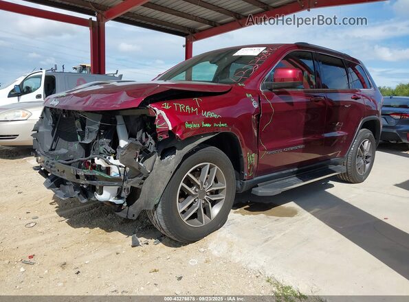 1C4RJFAGXLC254403 2020 JEEP GRAND CHEROKEE Burgundy Vista tres cuartos delantera izquierda