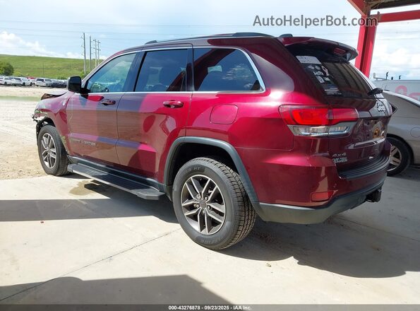1C4RJFAGXLC254403 2020 JEEP GRAND CHEROKEE Burgundy Trasero izquierdo